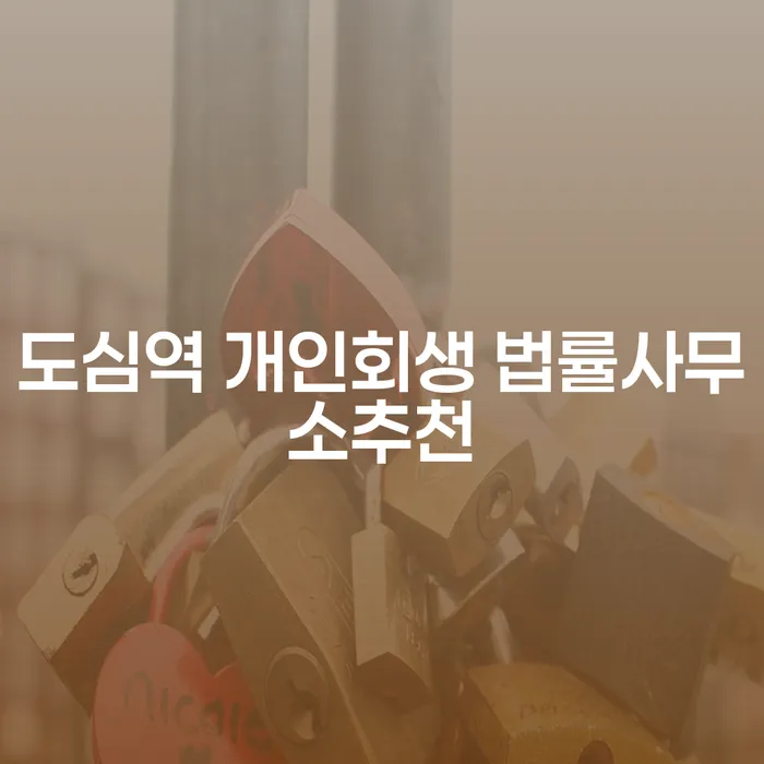 도심역 개인회생 법률사무소추천