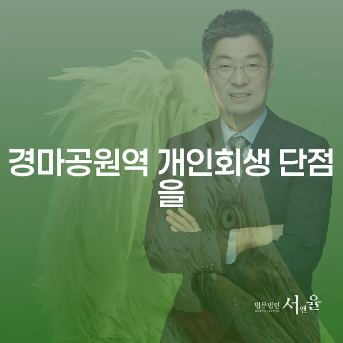 경마공원역 개인회생 단점을