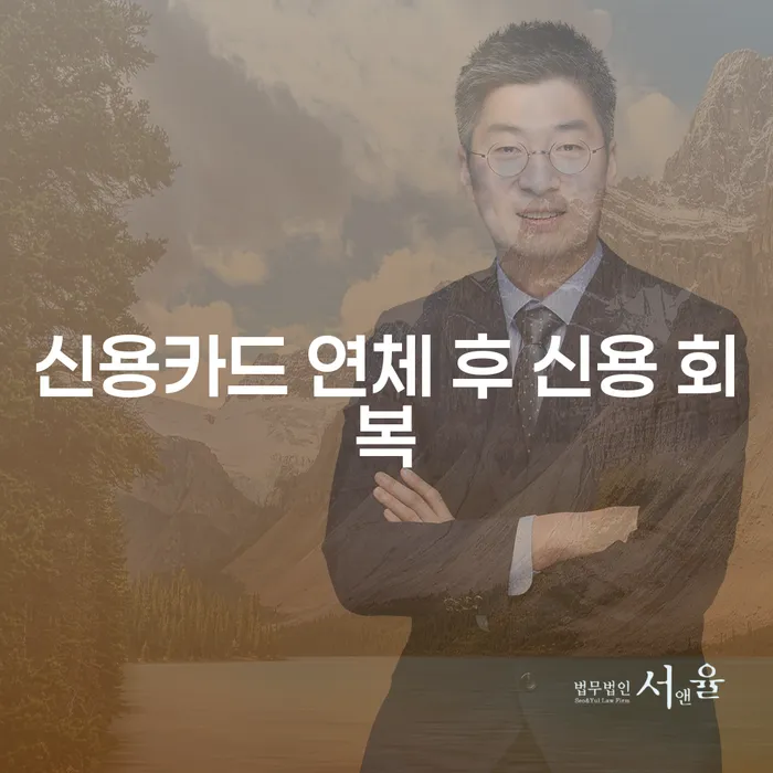 신용카드 연체 후 신용 회복, 어떻게 해야 할까요?