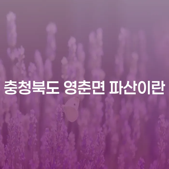 충청북도 영춘면 파산이란 무엇이며, 개인회생을 통해 어떻게 신용카드를 이용할 수 있을까요?